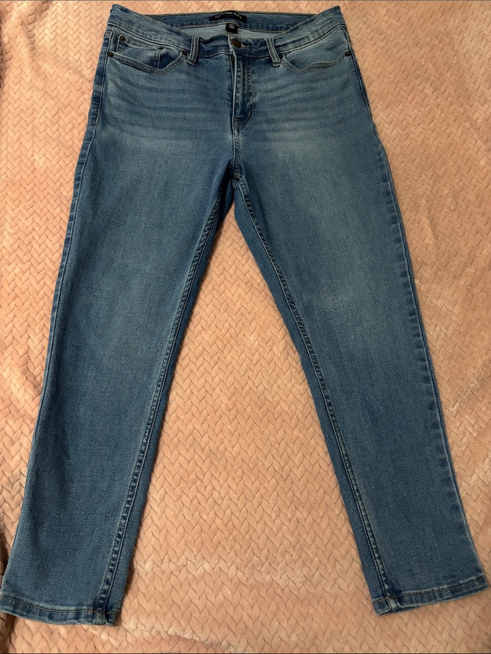 Calvin Klein Jeans Women's Light Blue Skinny Denim